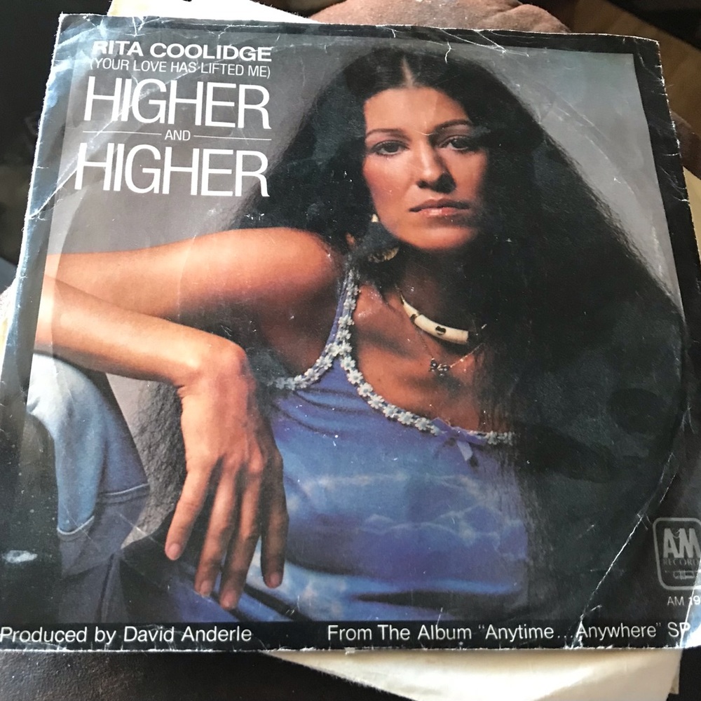 Rita Coolidge 45 RPM (Your Love Has Lifted Me) Higher And Higher/Who's To Bless